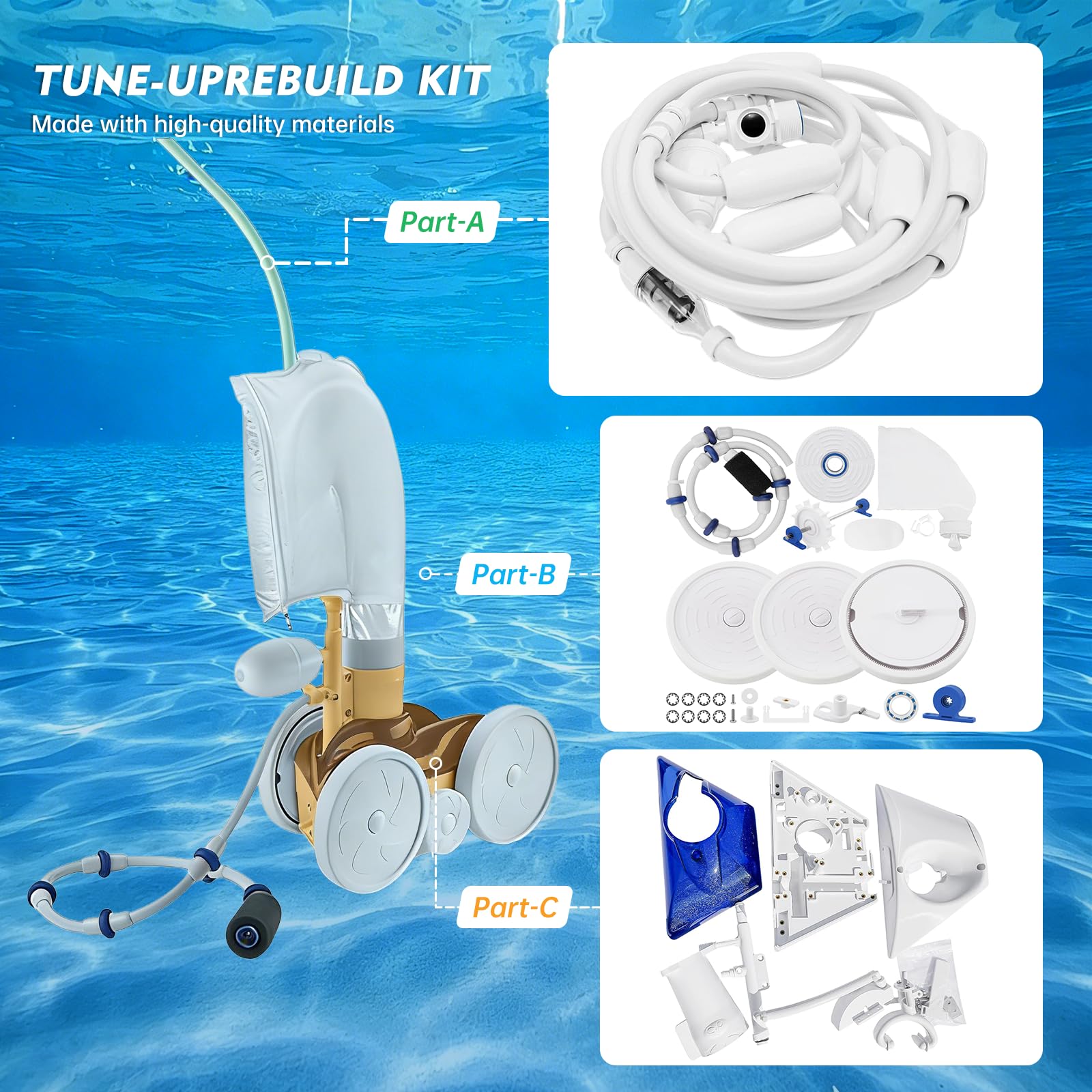 Inline filter included with STIVELC G5 kit improves flow performance.
