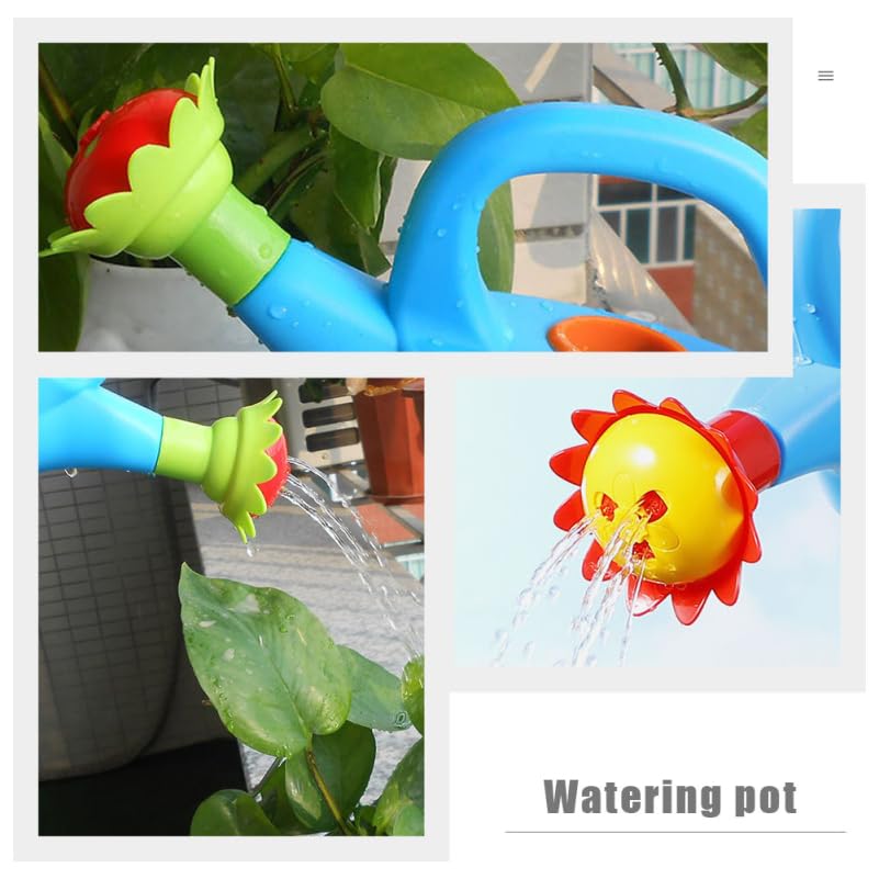 STOBOK outdoor toddler watering can set for backyard and learning play.