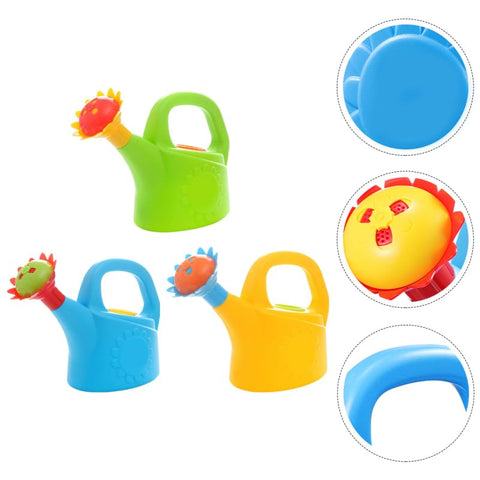 STOBOK toddler gardening pretend play with a bright watering can.