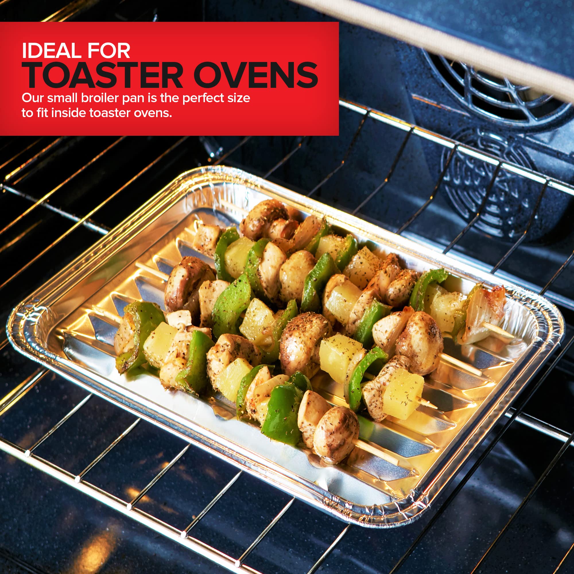 Stock Your Home oven-to-table convenience with disposable pans.