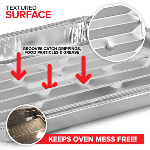 Stock Your Home compact pan fits toaster ovens and portable grills.