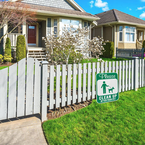 Stockroom Plus H-stakes metal install securely for stable yard signage.