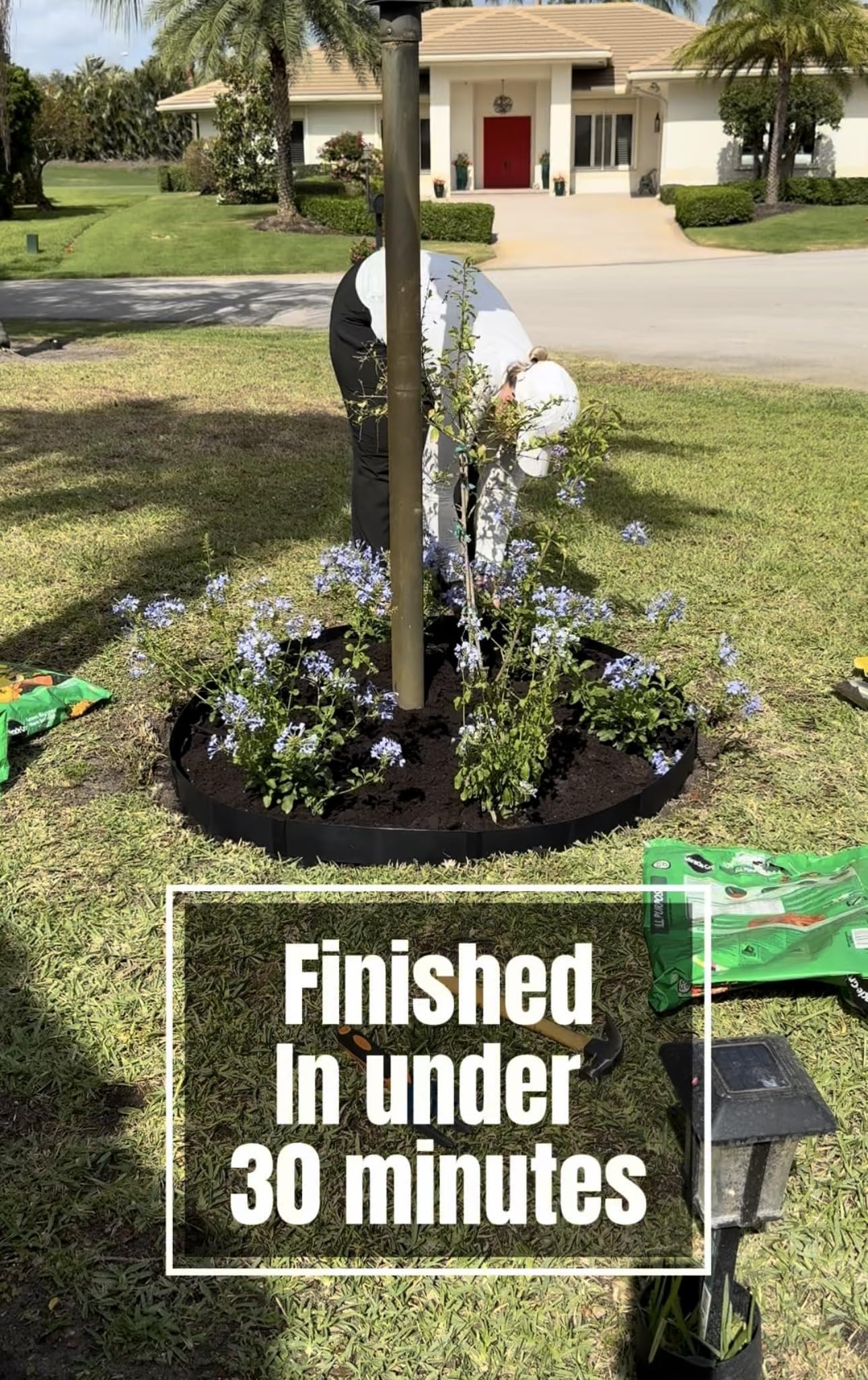Stoneking Armor supports weed-wacker and mower protection for yard investments.