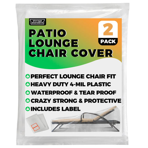 Storage Standard 84x32x32 cover fits most lounge chairs.