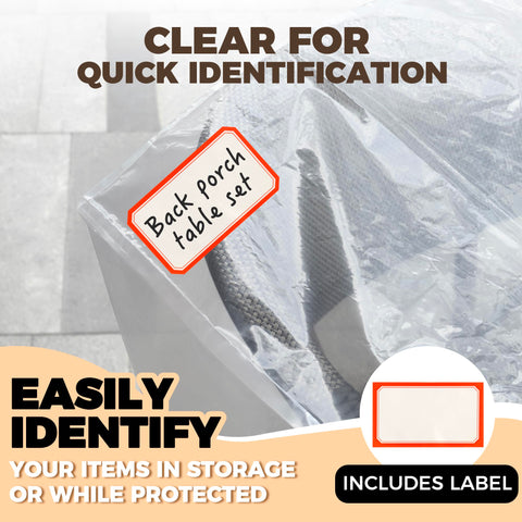 Storage Standard waterproof and stain-resistant cover guards furniture seasonally.
