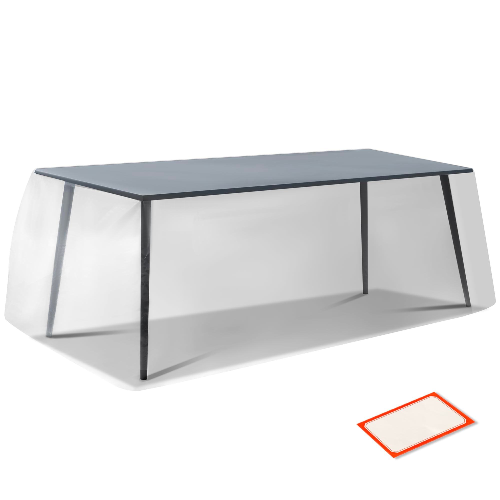 Storage Standard year-round deck furniture cover provides reliable protection.