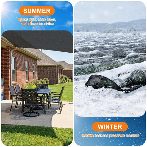 Storystore 40% shade cloth breathable knit design improves air circulation.