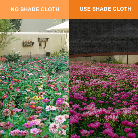 Storystore 40% shade cloth with reinforced edges increases durability.