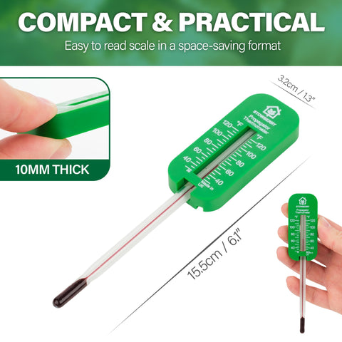 STOWBERRY durable plastic case ensures long-lasting use in greenhouses and propagators.