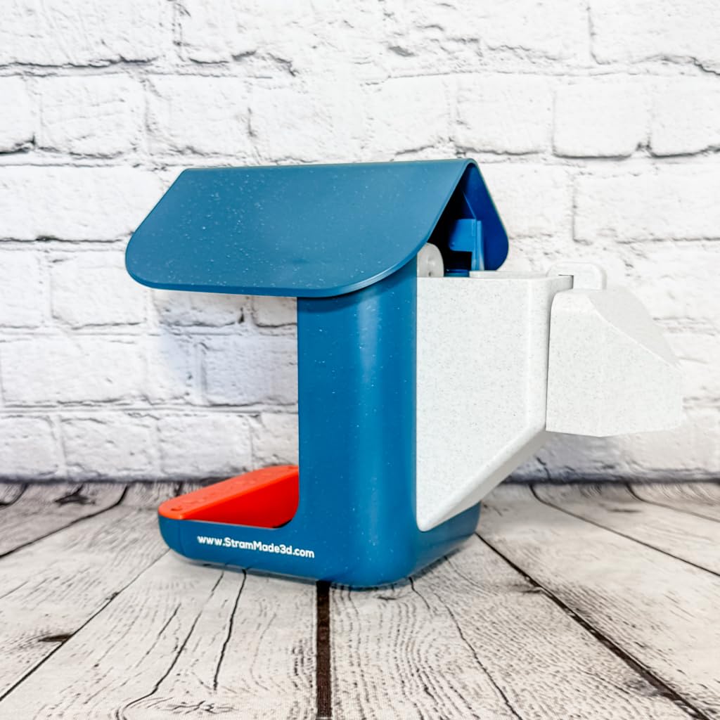 StramMade Hopper Extension, magnetic lid with hook enables mess-free refills.