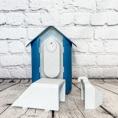 StramMade Hopper Extension compatible with solar roof Bird Buddy setups.