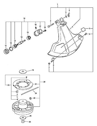 String Trimmer Parts Echo GT200i Rapid Loader Head improves line reload speed