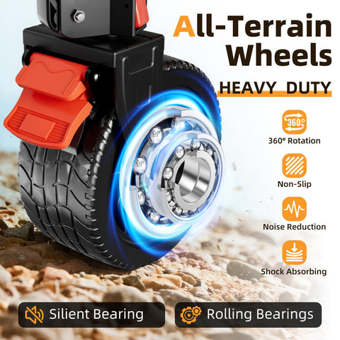 Strolking anti-rust frame designed for long outdoor use.