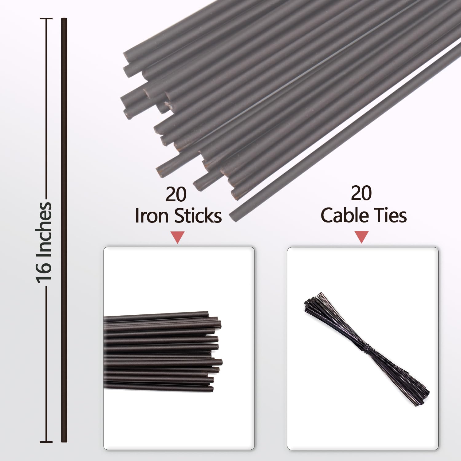 Stroller bendable stake lets you shape plant support