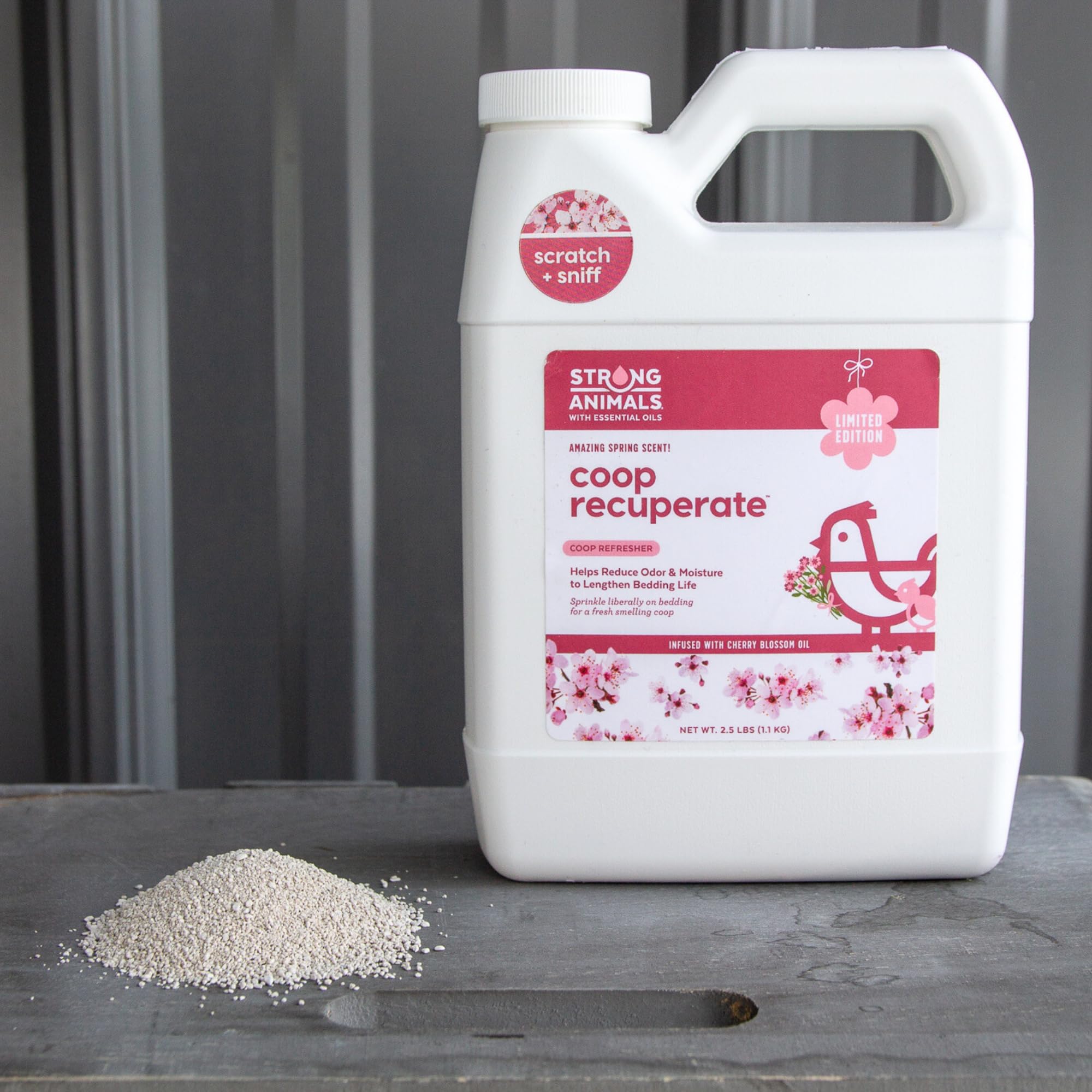Chickens enjoy a cleaner, calmer coop thanks to Strong Animals Coop Recuperate.