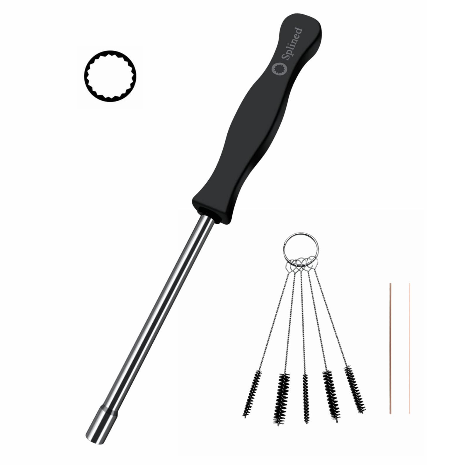 Strongthium 21-teeth spline tool for precise carburetor adjustment on multi-brand engines.