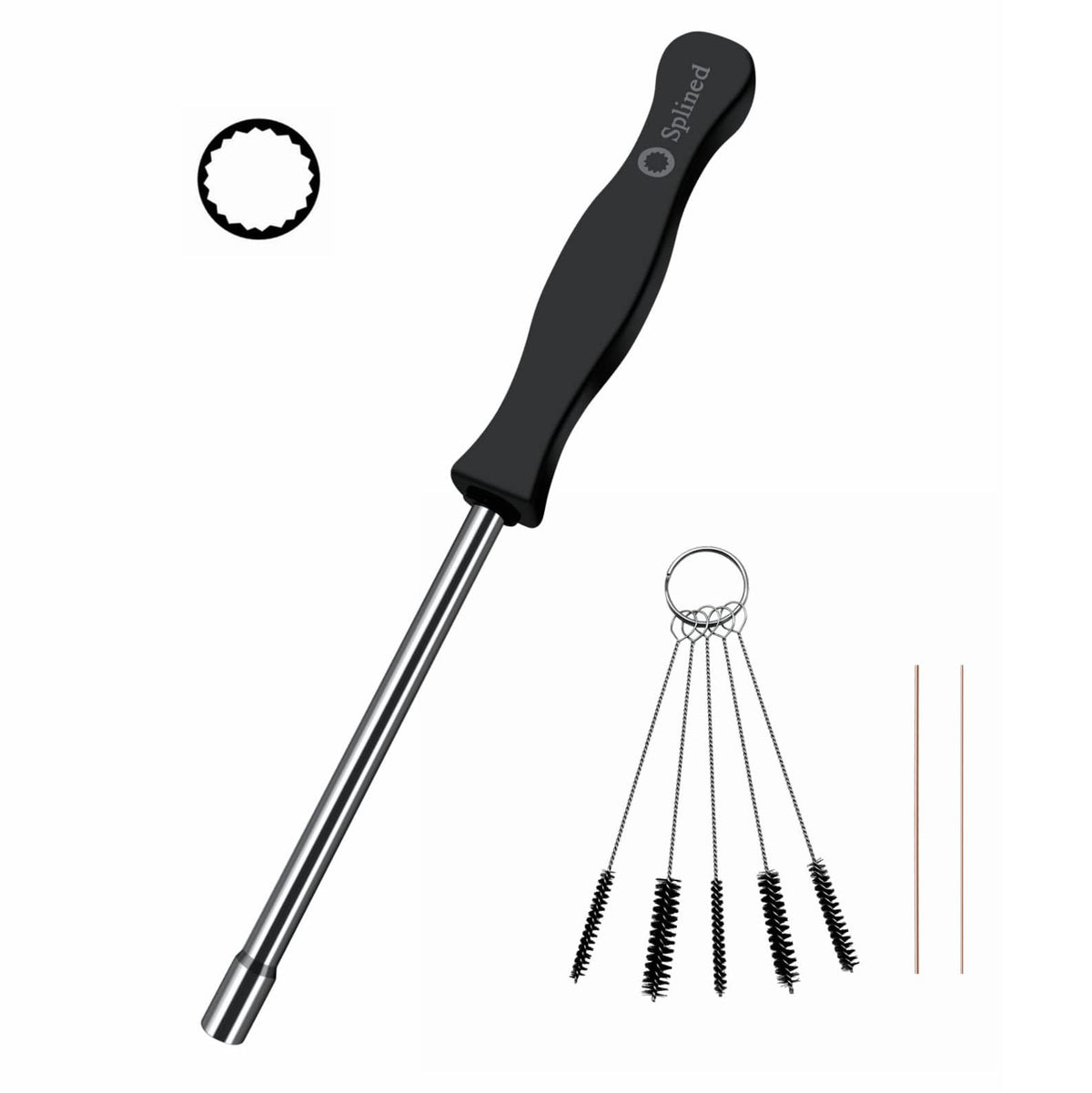 Strongthium 21-teeth spline tool for precise carburetor adjustment on multi-brand engines.