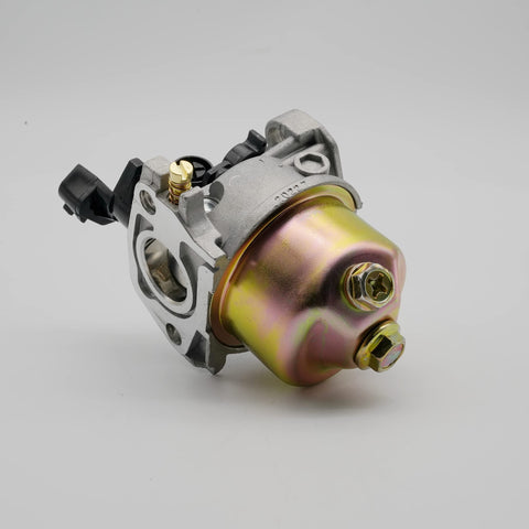 Strongthium carburetor with manual choke for precise starting control.
