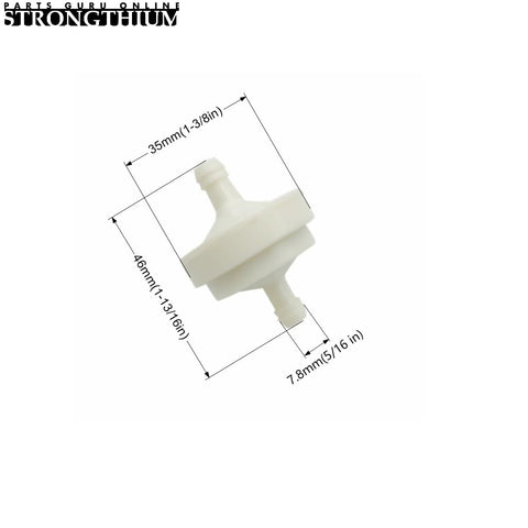 Strongthium four-pack hose clamps for secure fuel lines.