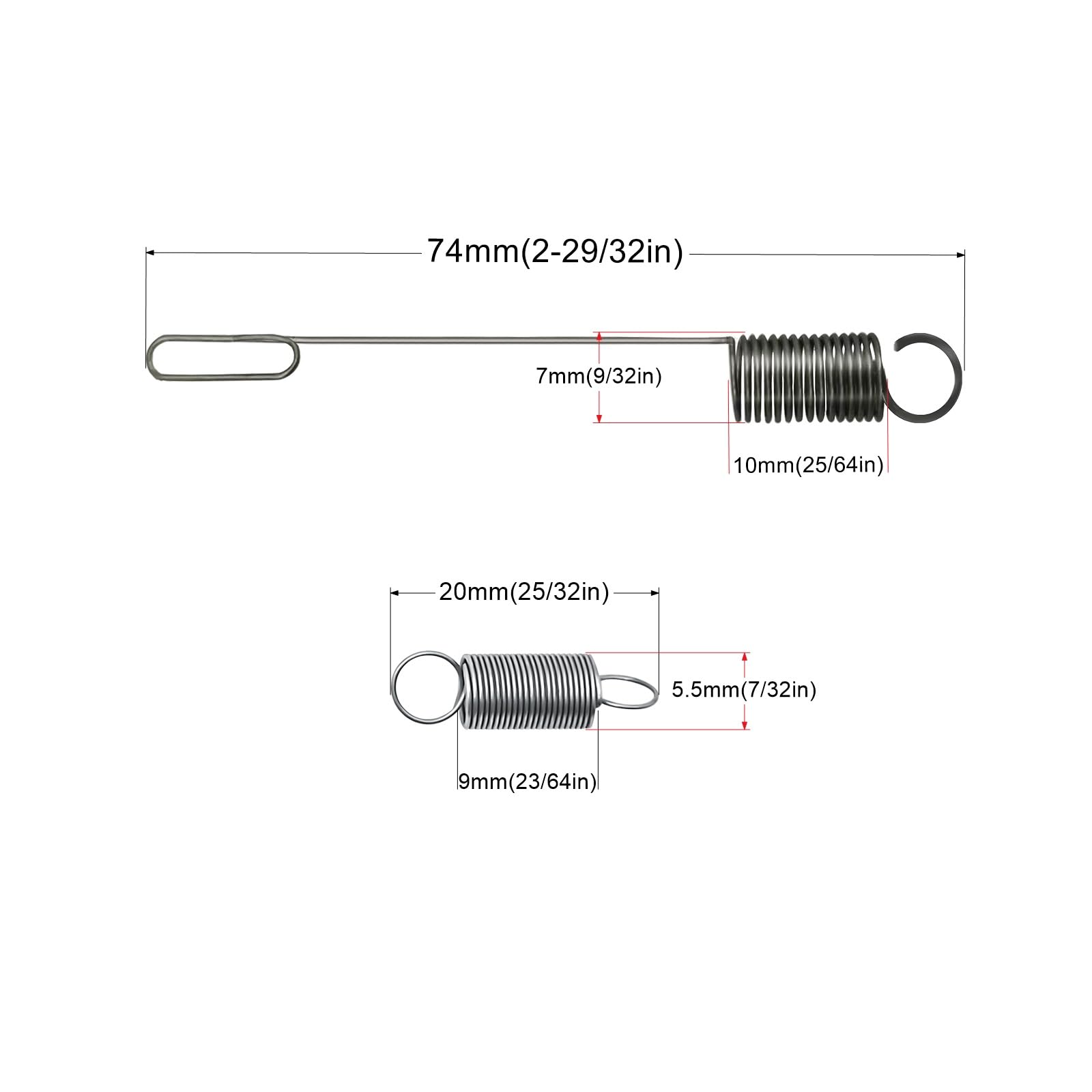 Strongthium governor spring 699056 compatible with Briggs & Stratton mowers enhances throttle control.