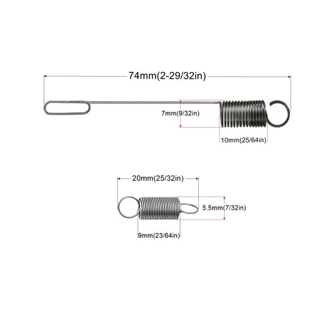Strongthium governor spring 699056 compatible with Briggs & Stratton mowers enhances throttle control.