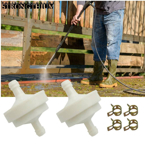 Strongthium inline filter compatible with Briggs Stratton and Craftsman engines.