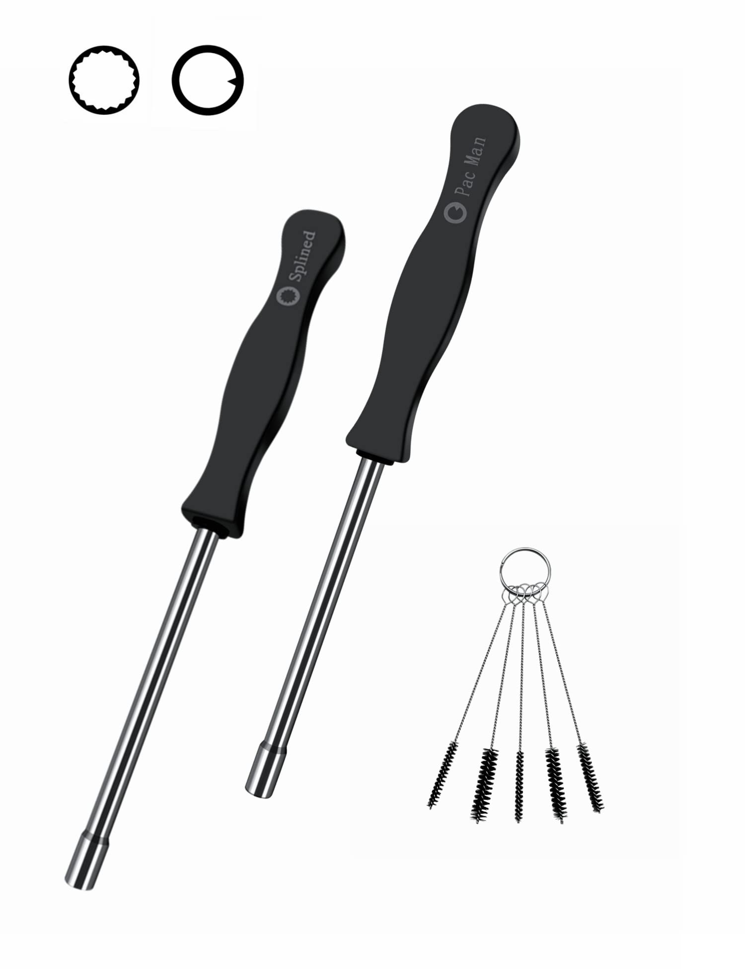 Strongthium iron splined screwdriver delivers durable leverage for adjustments.