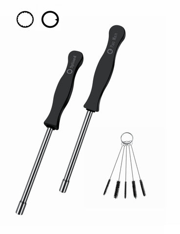 Strongthium iron splined screwdriver delivers durable leverage for adjustments.