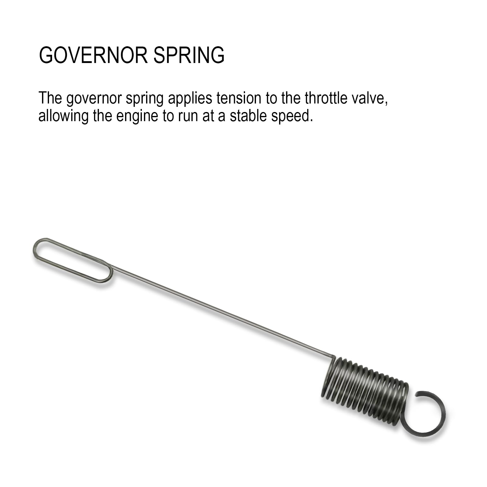 Two air vane springs included for quick replacement and easier mower starting.