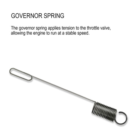 Two air vane springs included for quick replacement and easier mower starting.