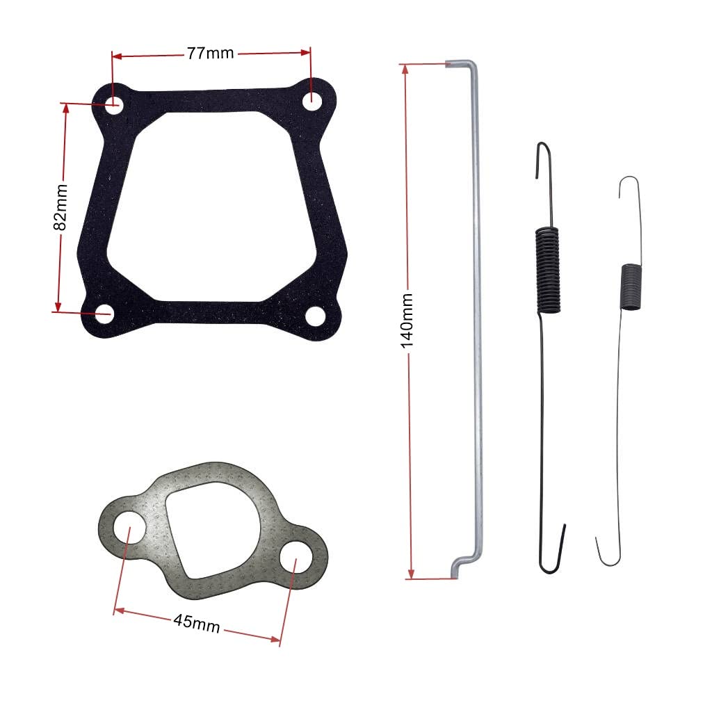 Strongthium valve cover and exhaust gaskets for a tight seal