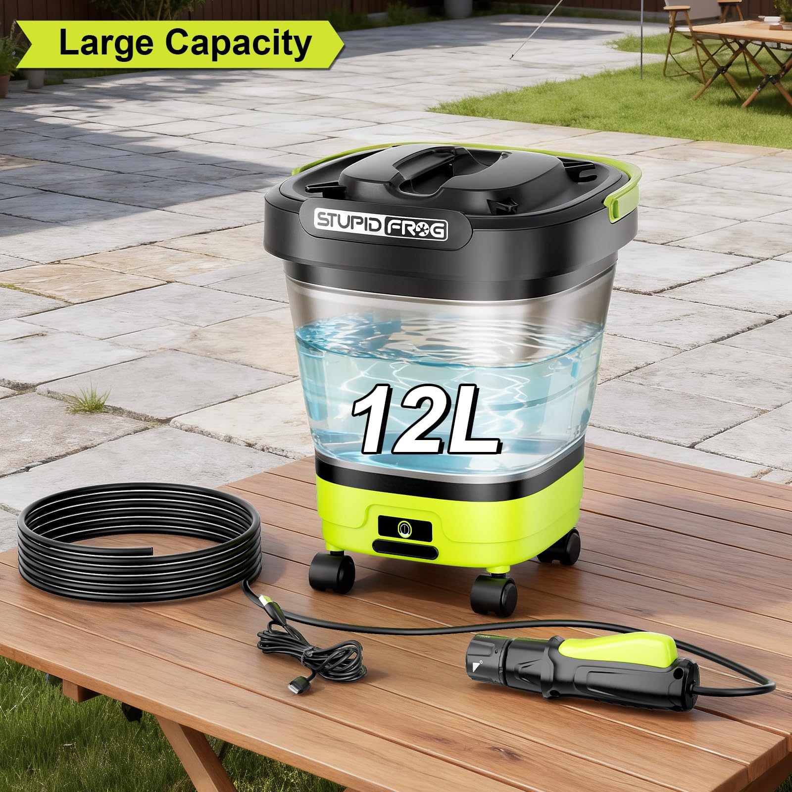 StupidFrog magnetic brush kit (sold separately) enhances car detailing.