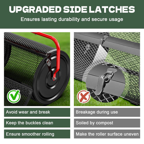 Sturdon adjustable T-handle provides comfortable control during long spreading sessions