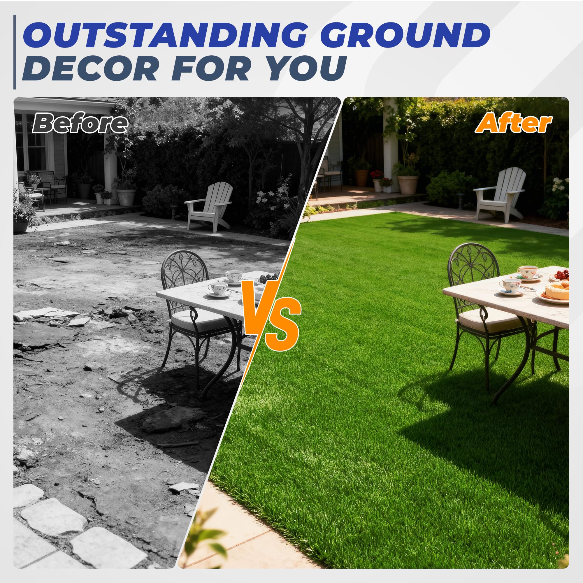 Sturdum UV-resistant fibers staying vibrant in sun and rain.
