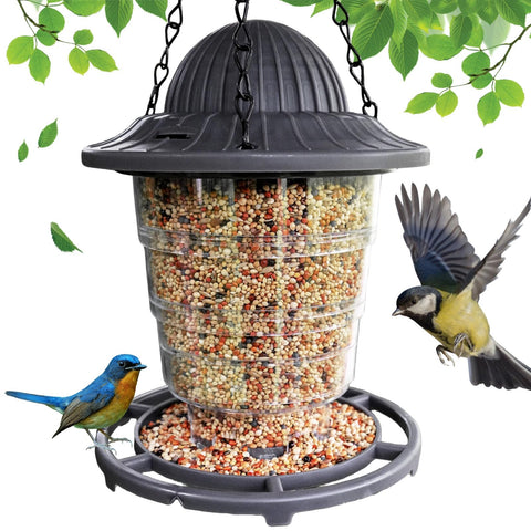 STWPYL Small Bird Feeder shows foldable design for easy storage and transport