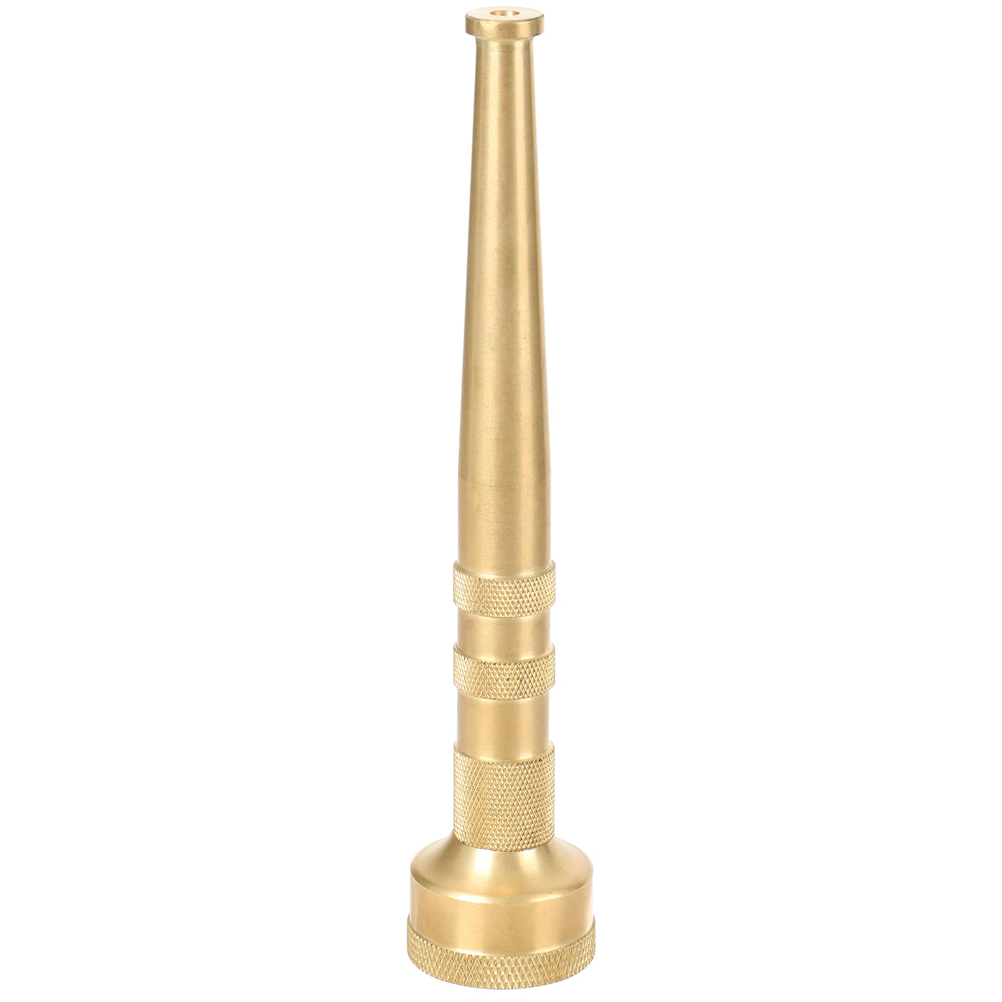 STYDDI 6in brass garden nozzle, front view highlighting rugged, long-lasting construction for tough cleaning.