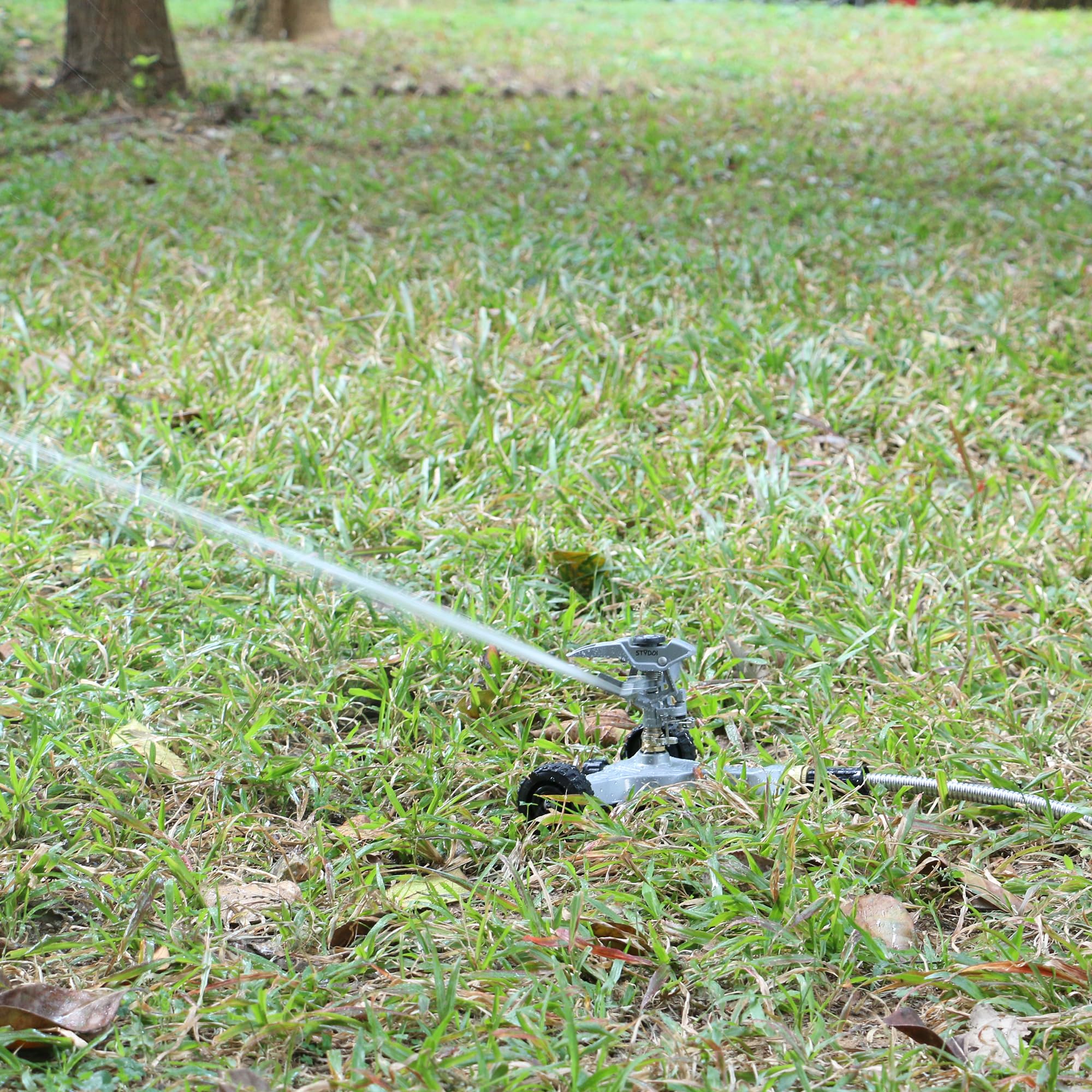 STYDDI brass connector and flow-through design for expanding irrigation.