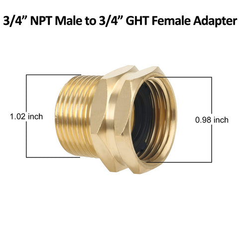 STYDDI brass corrosion-resistant close-up emphasizes durable brass and smooth threading.