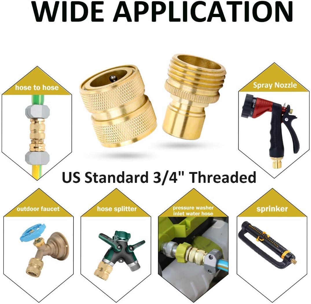 STYDDI durable brass construction resists weather and corrosion for long-lasting garden use