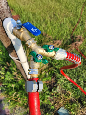 STYDDI brass main construction close-up highlights durable, rust-resistant build.
