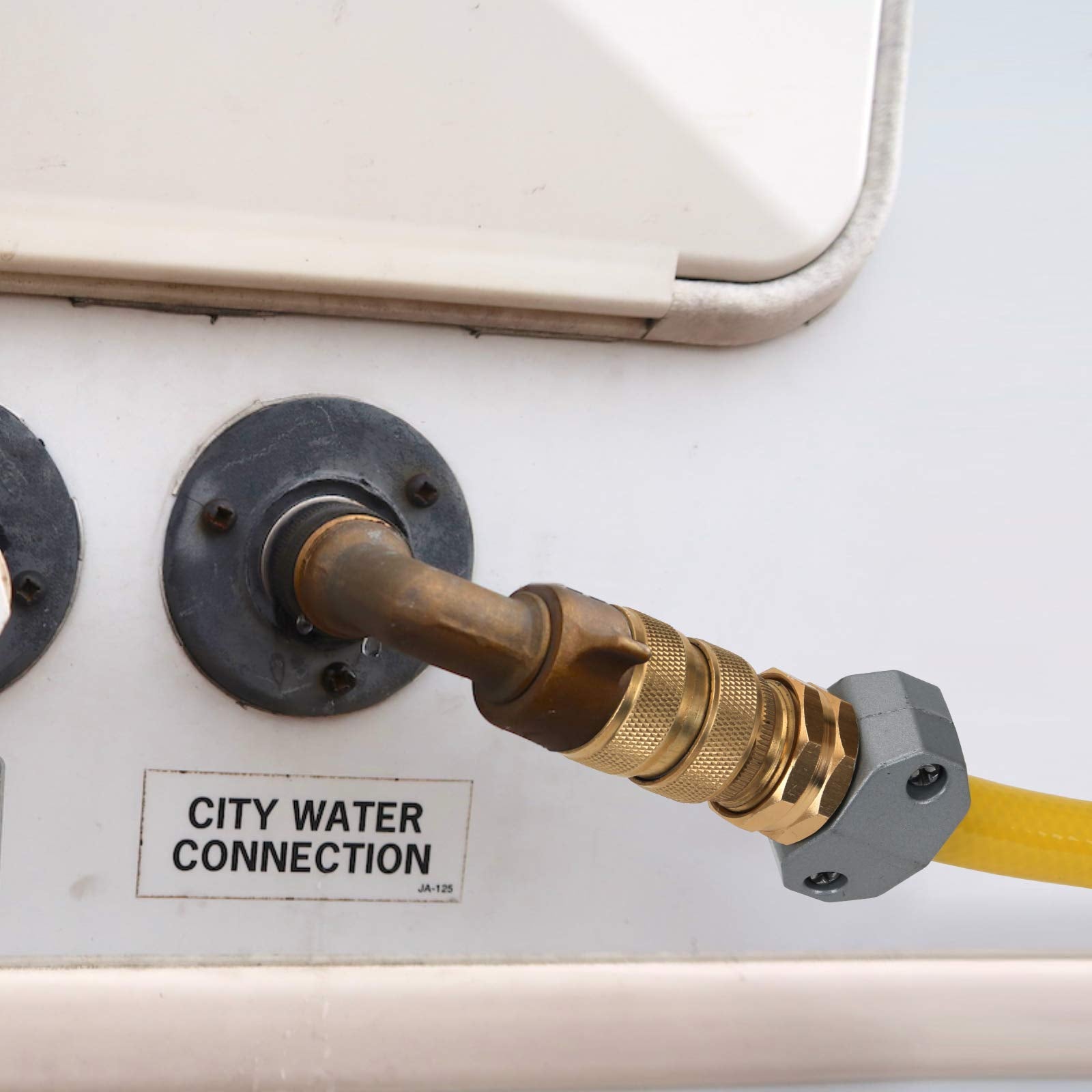 STYDDI outdoor watering system adapters simplify swapping nozzles and sprinklers