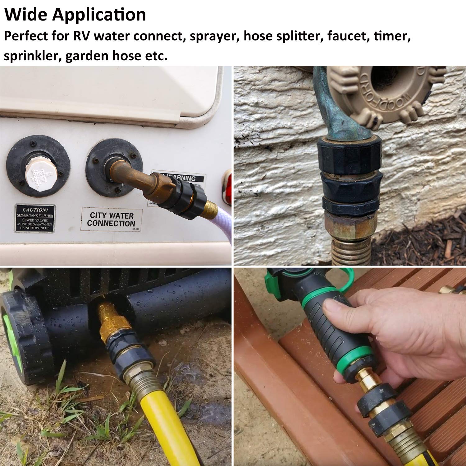 STYDDI fast-connect installs in seconds with rubber grips for easy use.