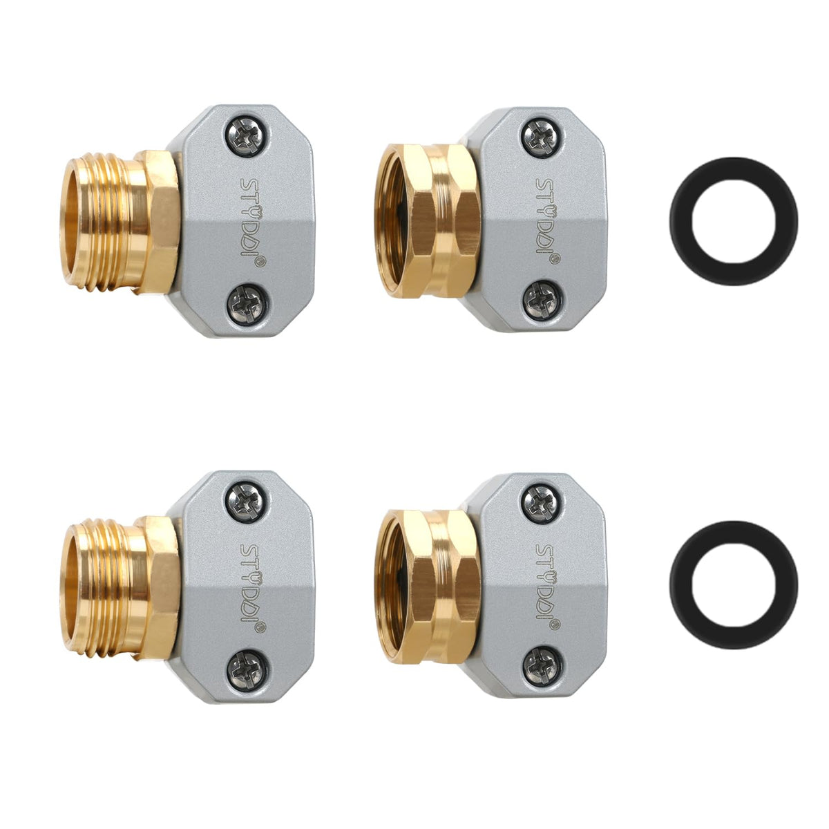 STYDDI female hose connector aluminum for durable, leak-free repairs.