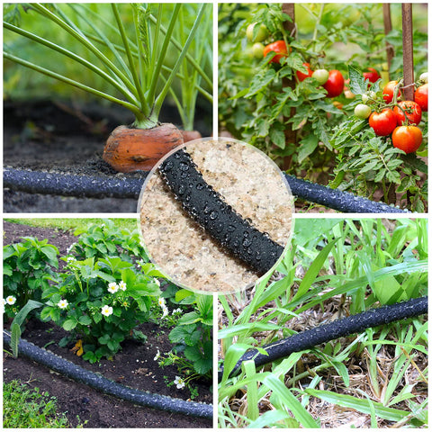 STYDDI garden irrigation setup covering bed and lawn efficiently