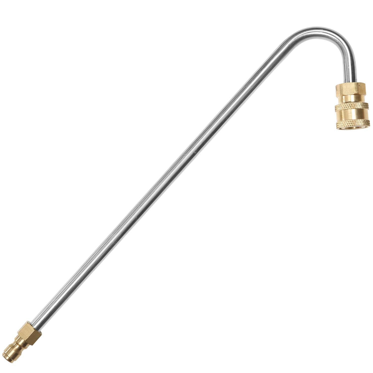 STYDDI gutter cleaner attachment with brass-stainless build for safe ground-level gutter cleaning
