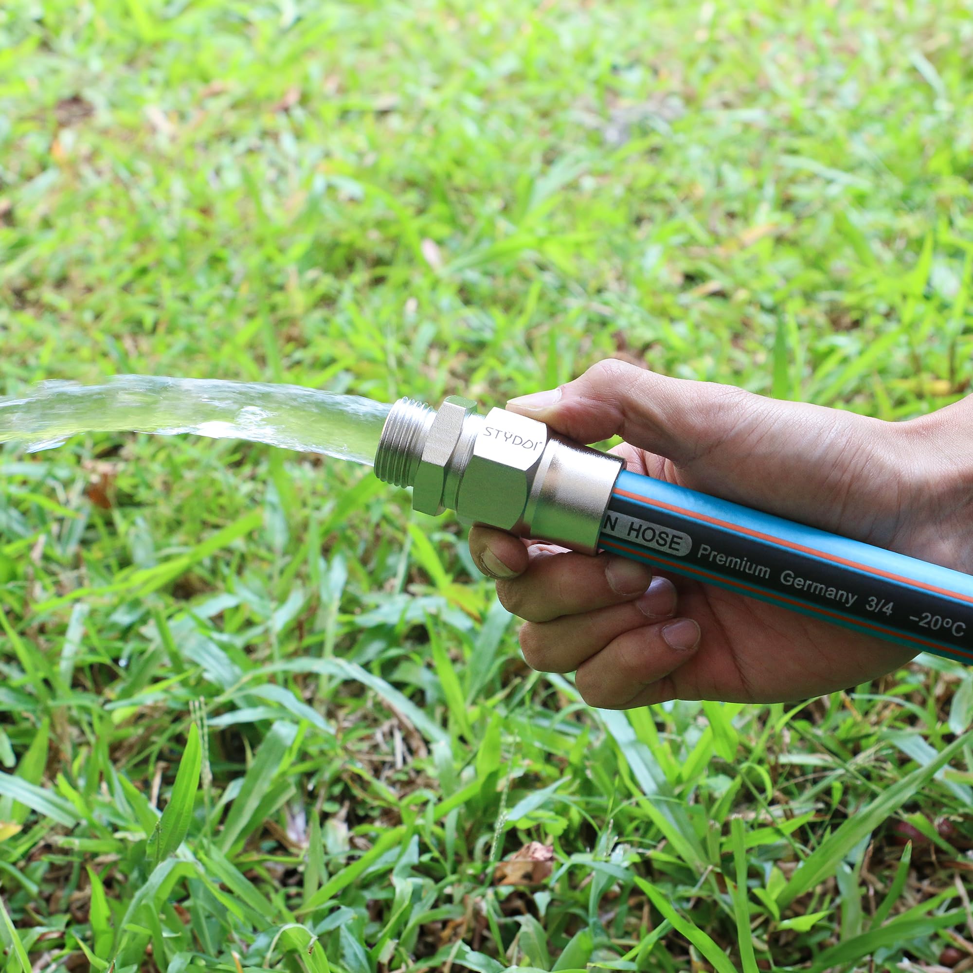 STYDDI high-pressure flow test shows steady water flow