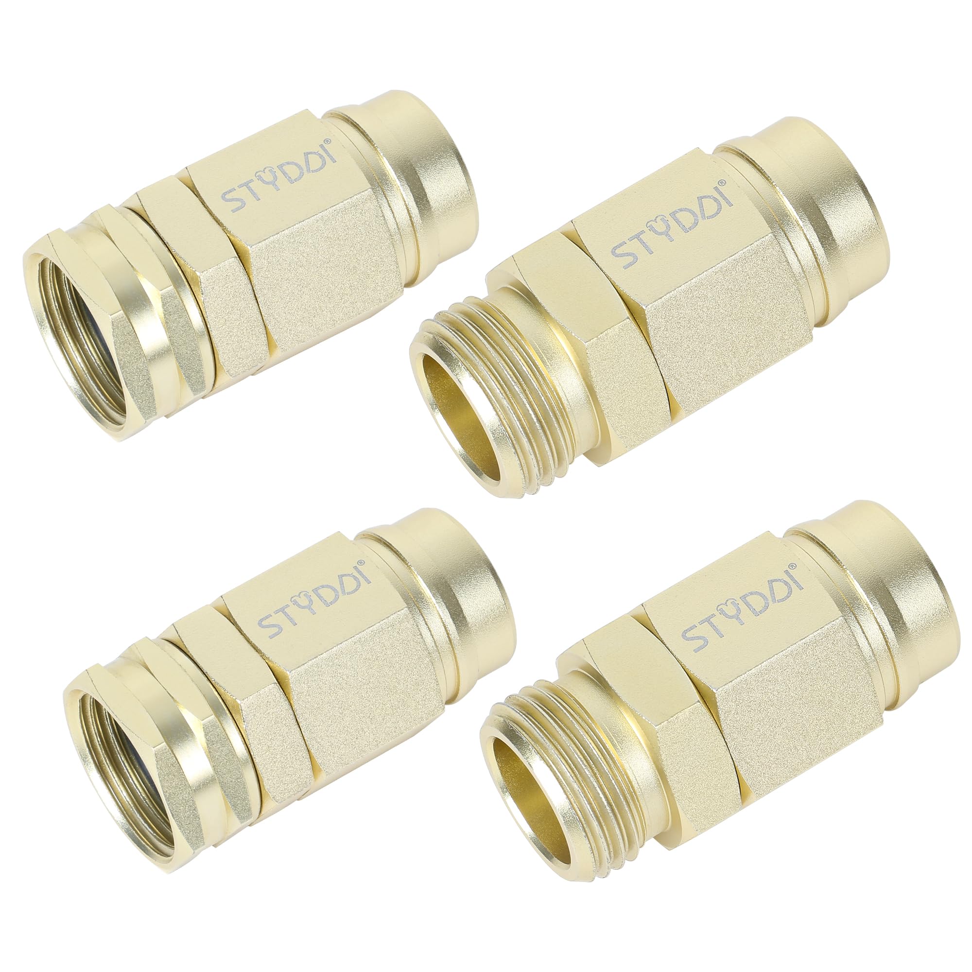 STYDDI metal 5/8-inch hose connector end offering quick field repairs with a durable, leak-free seal.