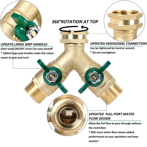 STYDDI precise thread connection ensures leak-free hose attachment.