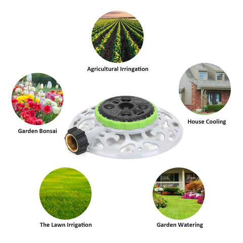 STYDDI Turret Pattern Sprinkler tool-free installation for quick setup.
