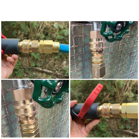 STYDDI two-set packaging supports versatile hose configurations.